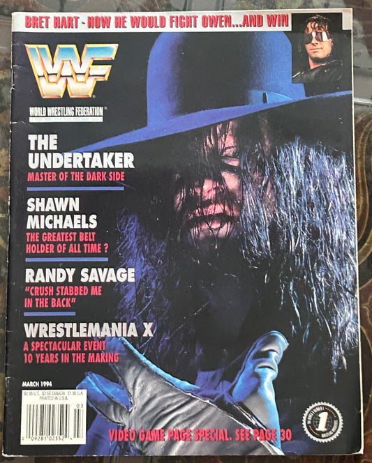 * WWE Magazine March 1994 (The Undertaker)