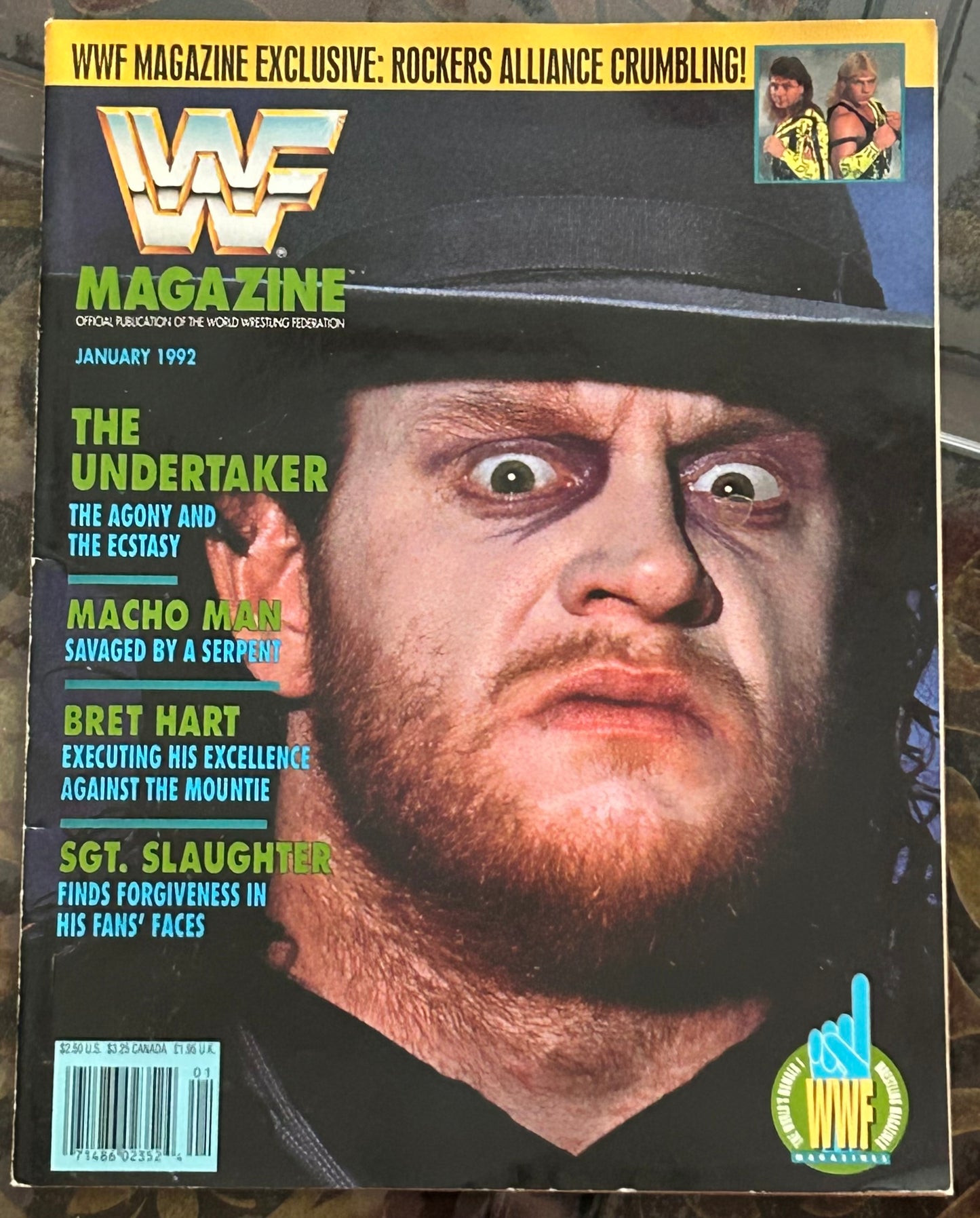 * WWE Magazine January 1992 (The Undertaker)