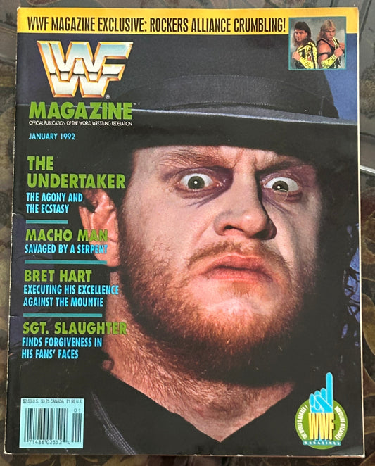 * WWE Magazine January 1992 (The Undertaker)