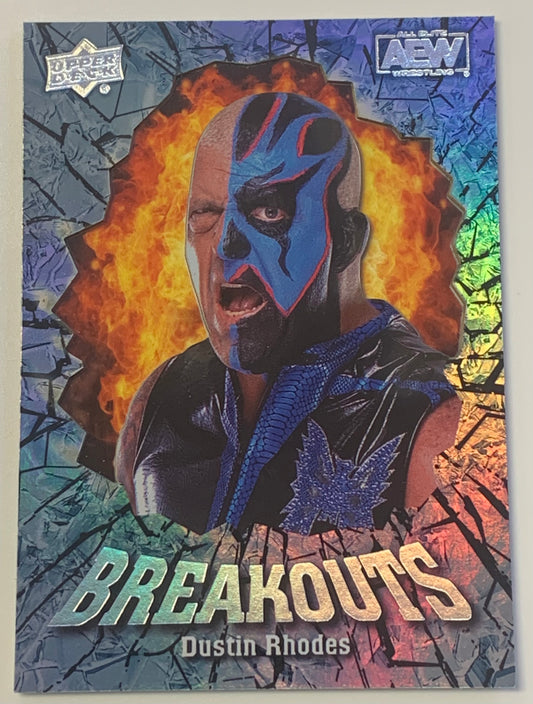 Dustin Rhodes 2022 AEW UD Upper Deck “Breakouts” Insert