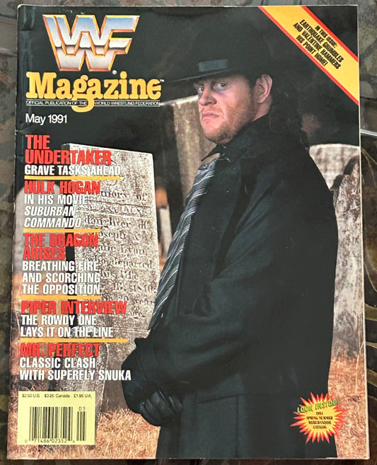 * WWE Magazine May 1991 (Undertaker DEBUT Mag Cover)