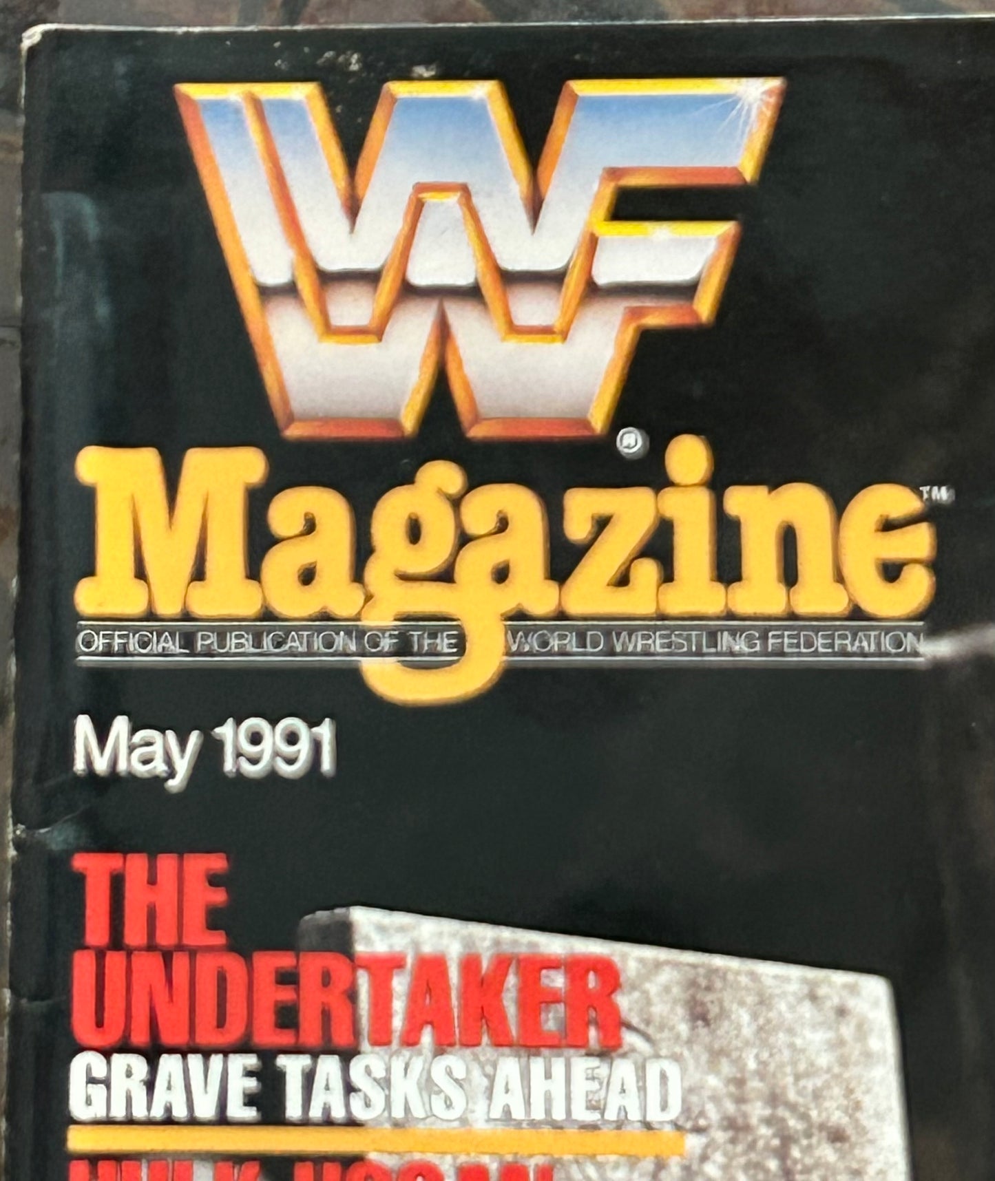 * WWE Magazine May 1991 (Undertaker DEBUT Mag Cover)