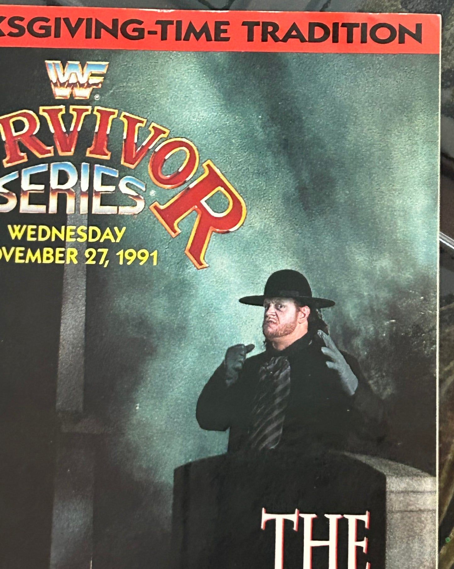 * WWE Magazine “Survivor Series 1991” Official Program (Hogan, Undertaker)