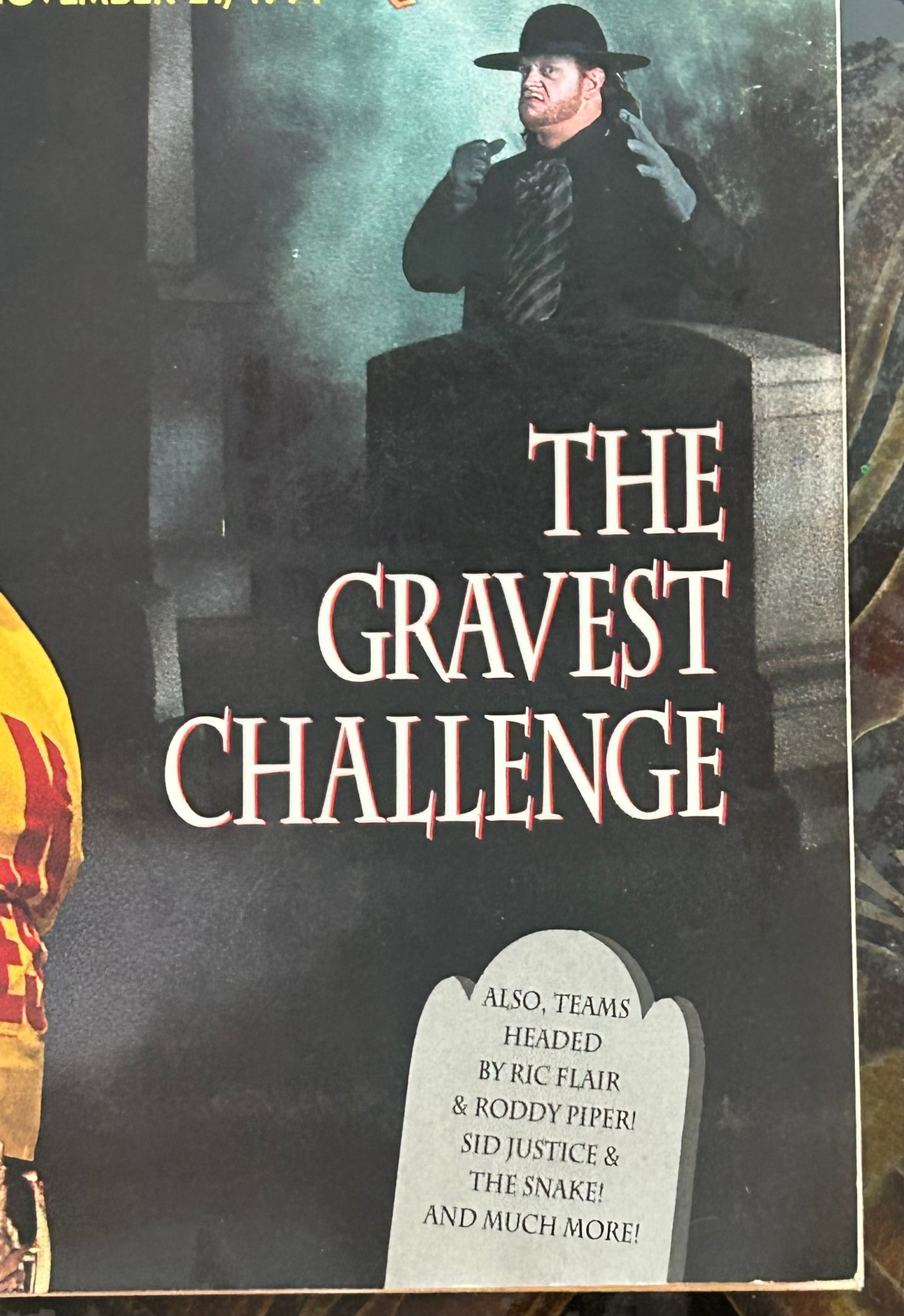 * WWE Magazine “Survivor Series 1991” Official Program (Hogan, Undertaker)