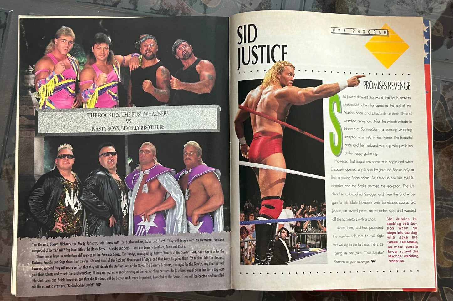 * WWE Magazine “Survivor Series 1991” Official Program (Hogan, Undertaker)