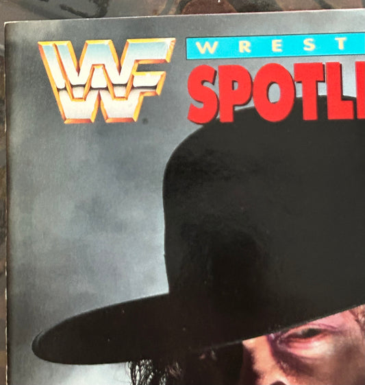 * WWE Magazine “Wrestling Spotlight, The Undertaker” (Two Giant Undertaker Posters Inside)