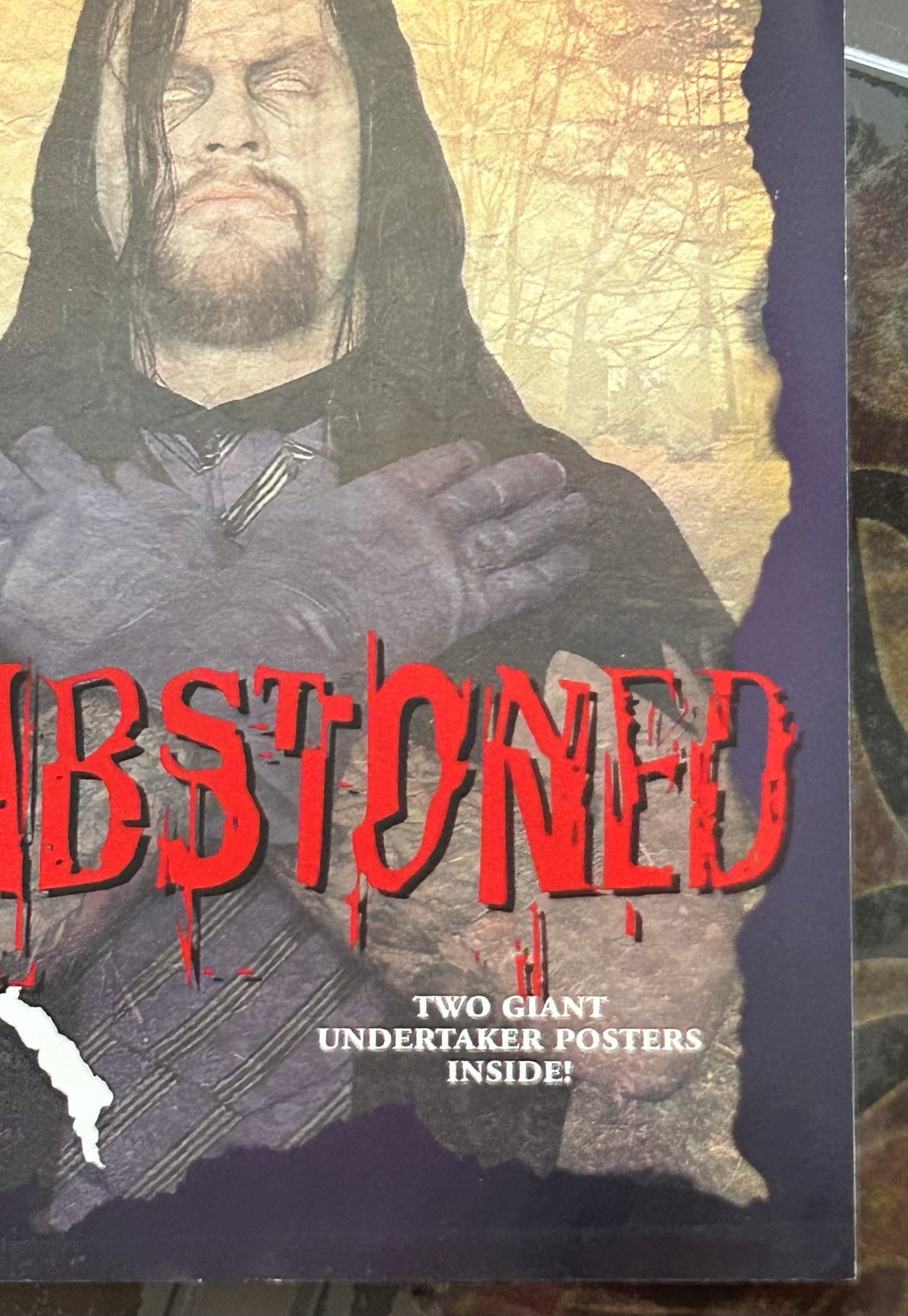 * WWE Magazine “Tombstoned, The Undertaker “ (2 Giant Undertaker Posters Inside)