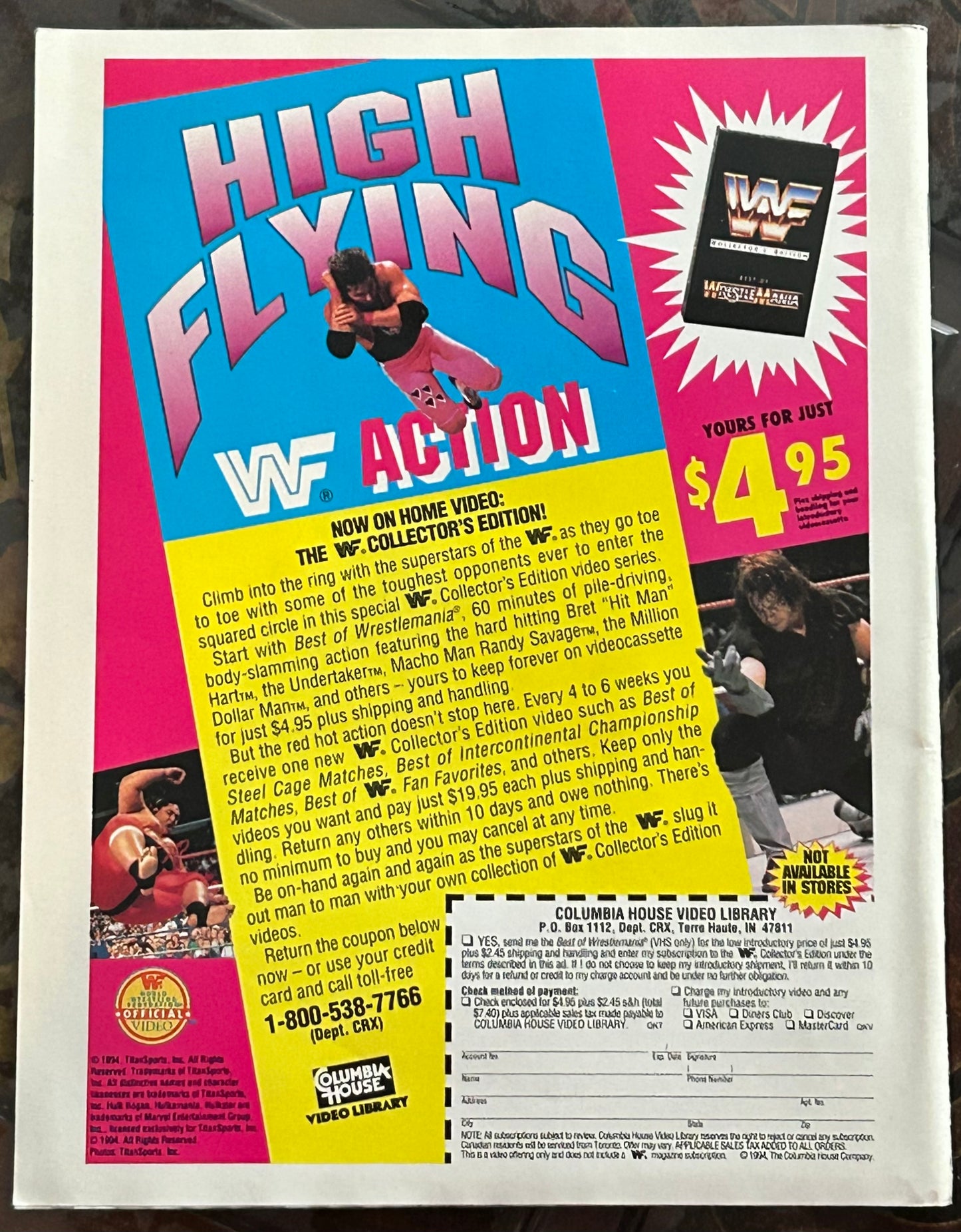 * WWE Magazine “Tombstoned, The Undertaker “ (2 Giant Undertaker Posters Inside)