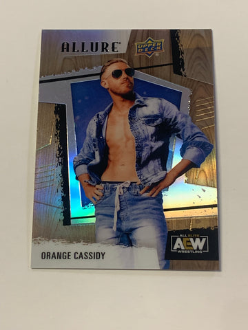 Orange Cassidy 2022 AEW UD Upper Deck “Tables” Gold Color Allure Parallel Card