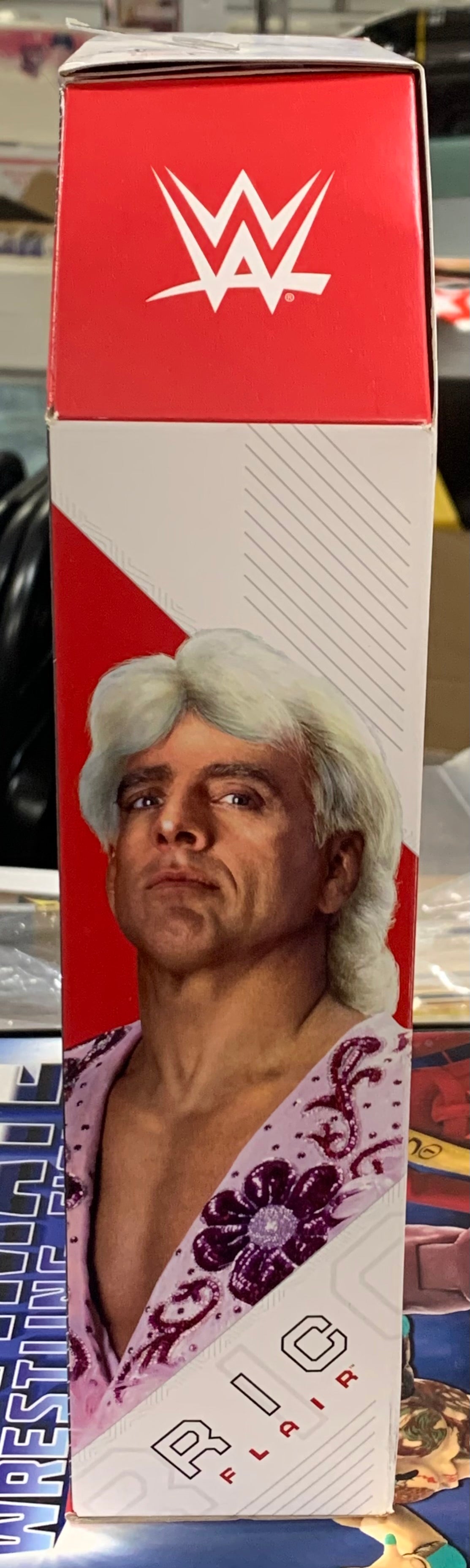 Ric Flair Signed & Inscribed WWE Ultimate Edition Figure ( JSA COA. Plus Pic of him Signing)