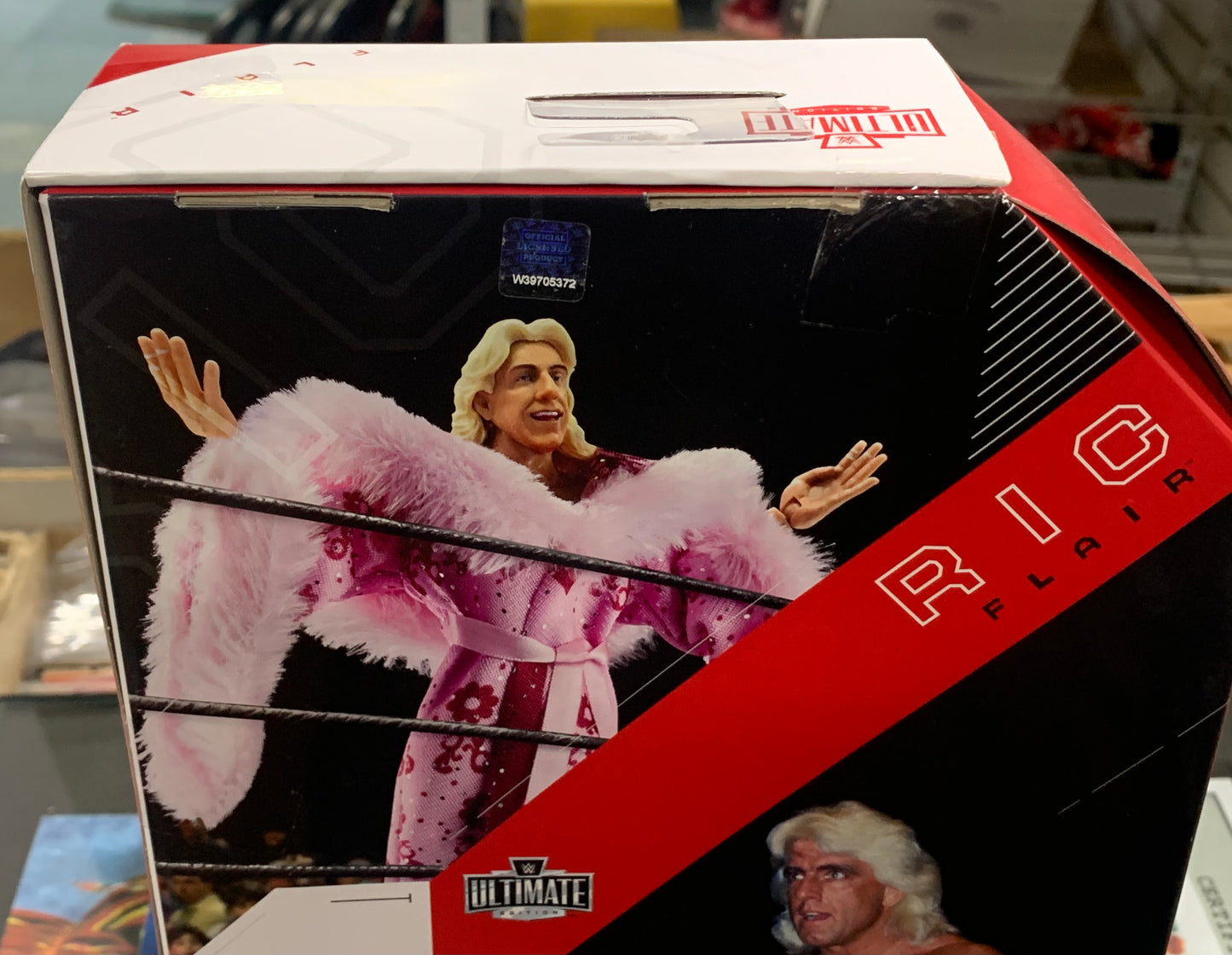 Ric Flair Signed & Inscribed WWE Ultimate Edition Figure ( JSA COA. Plus Pic of him Signing)