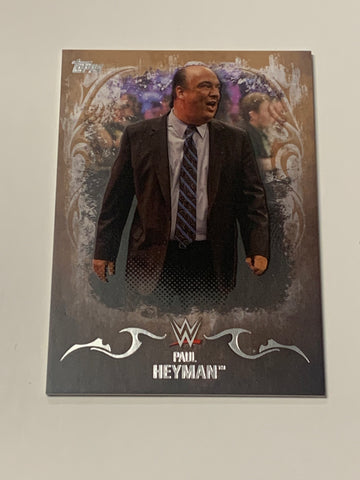 Paul Heyman 2016 WWE Topps Undisputed Bronze Card #59/99