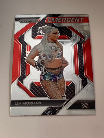 Liv Morgan 2024 WWE Panini Prizm “Emergent” Insert Card!!!