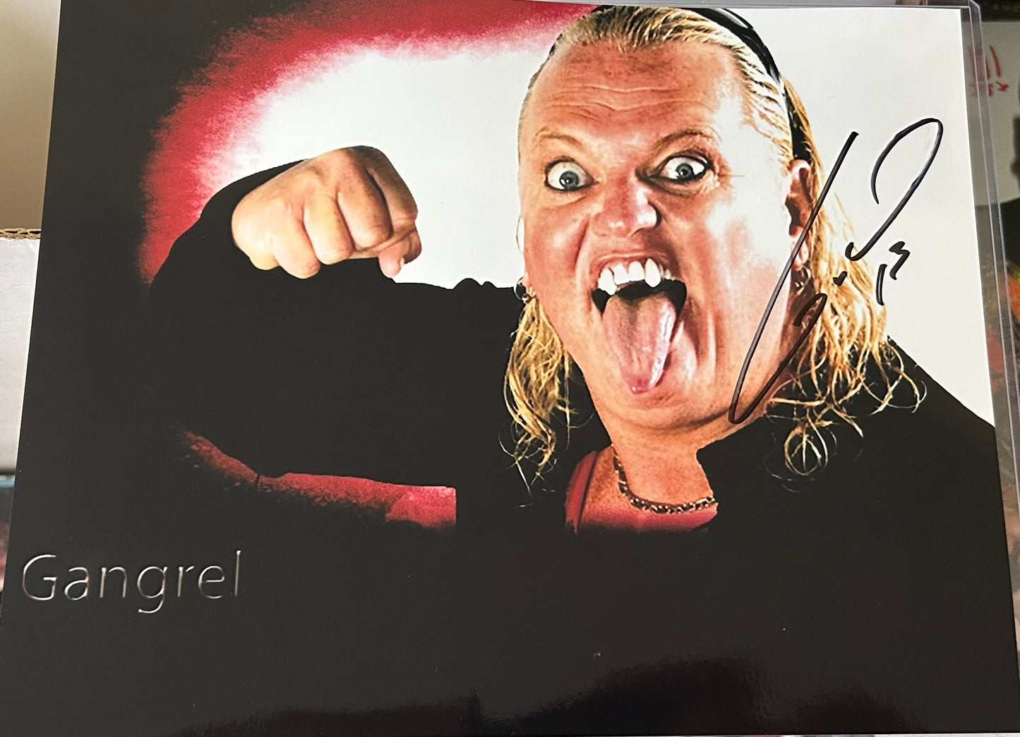 Gangrel Signed 8x10 Color Photo  (Comes w/COA)
