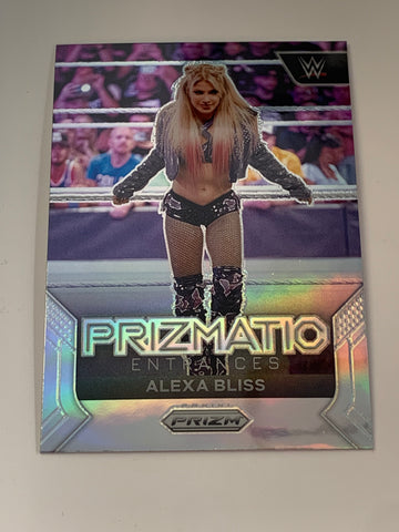 Alexa Bliss 2024 WWE Panini Prizm “Prizmatic Entrances” Refractor Card!!!