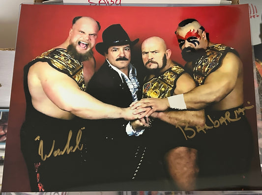 Powers of Pain Warlord & Barbarian Signed 8x10 Color Photo (Comes w/COA)