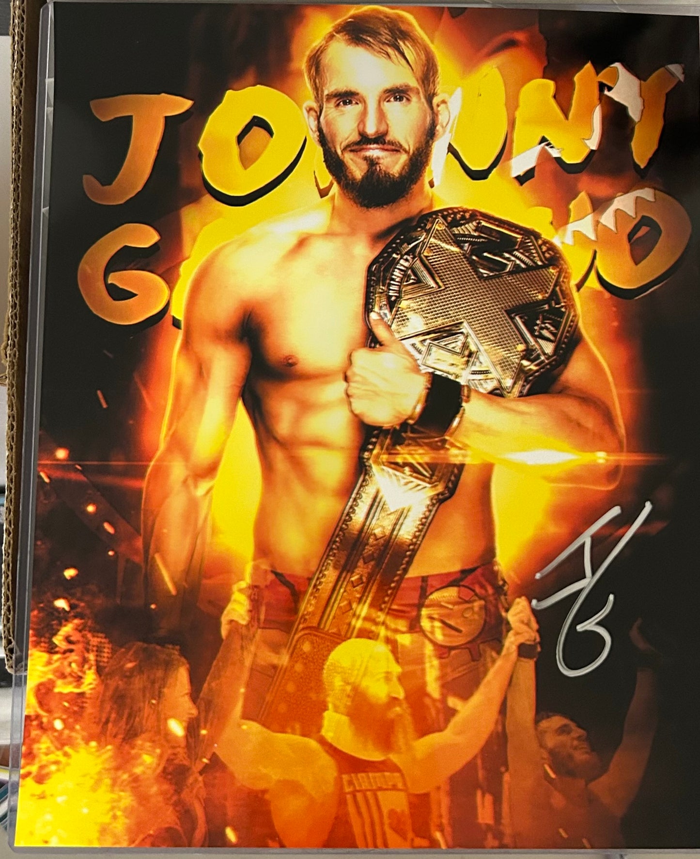 Johnny Gargano Signed 8x10 Color Photo (Comes w/COA)