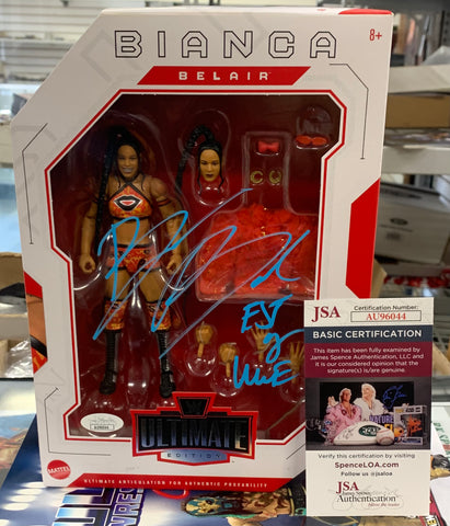 Bianca Belair SIGNED WWE Ultimate Edition Action Figure (JSA Authenticated)