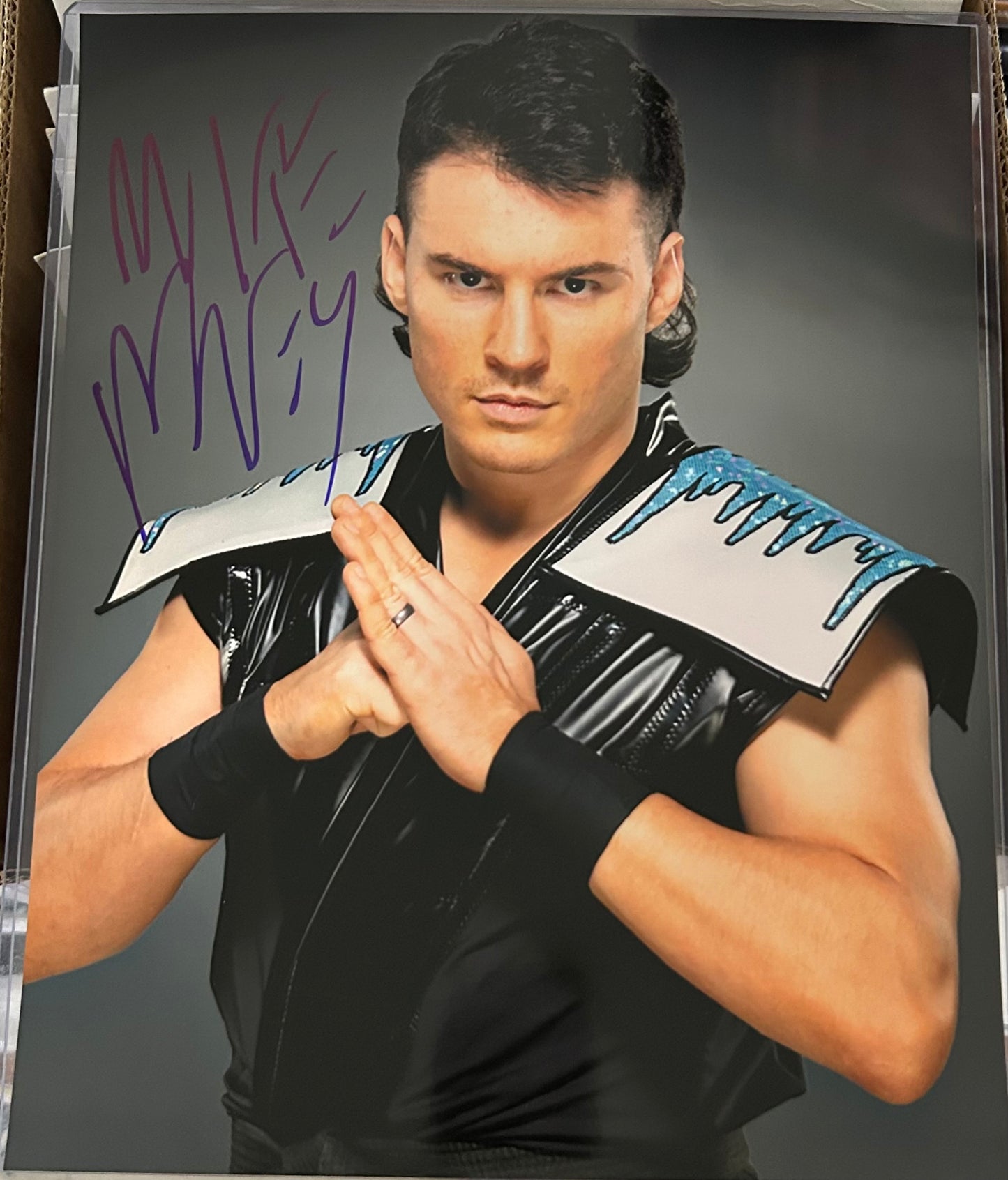 Speedball Mike Bailey Signed 8x10 Color Photo (Comes w/COA)