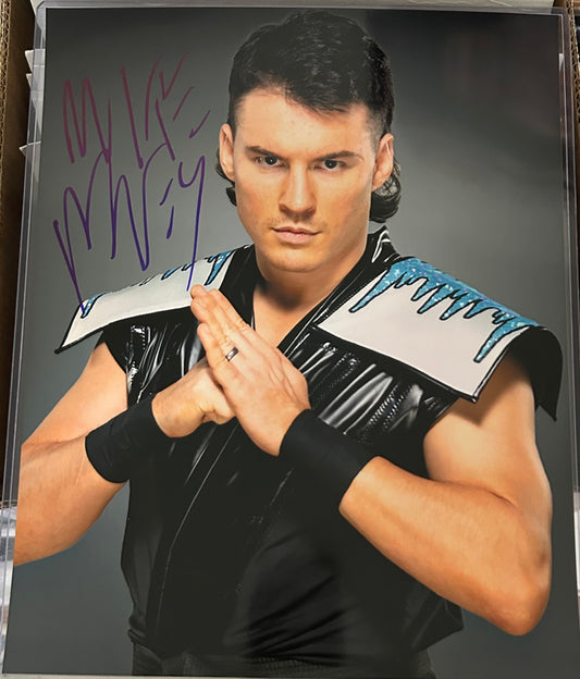 Speedball Mike Bailey Signed 8x10 Color Photo (Comes w/COA)