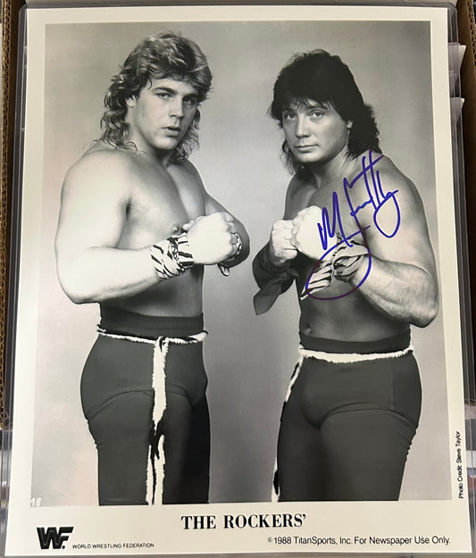 Marty Jannetty Signed 8x10 Color Photo (Comes w/COA)