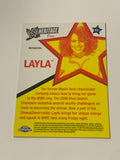 Layla 2007 WWE Topps Chrome Heritage Refractor Card