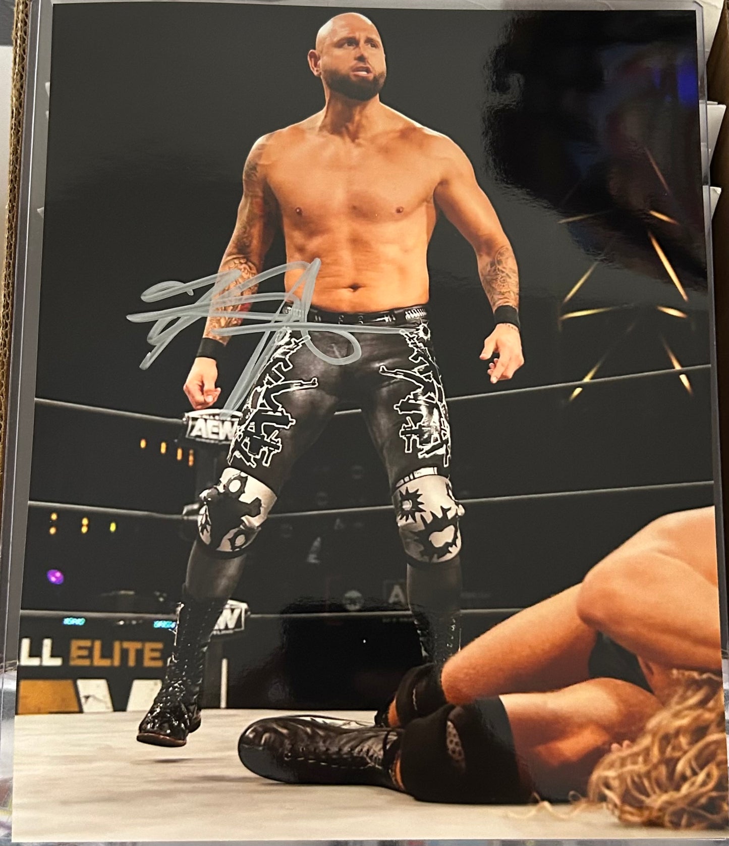 Karl Anderson Signed 8x10 Color Photo (Comes w/COA)