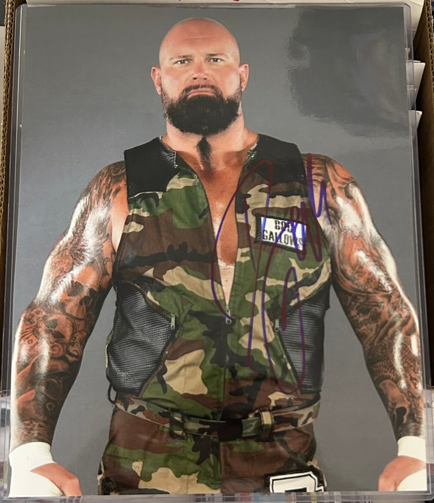 Luke Gallows Signed 8x10 Color Photo (Comes w/COA)