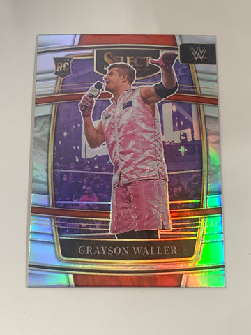 Grayson Waller 2022 WWE Panini Sellect Rookie Refractor “Concourse” Card!!!