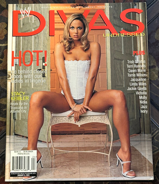 * WWE Divas Undressed Magazine (Stacy Keibler, Trish, Torrie & many more)