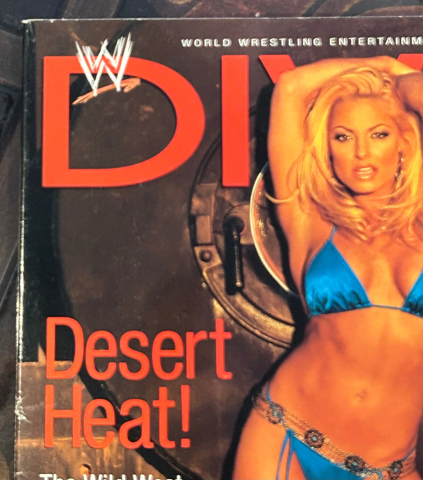 * WWE Divas 2003 “Desert Heat” Magazine (Trish Stratus, Keibler, Dawn Marie & more)
