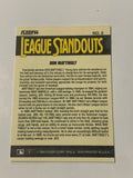 Don Mattingly 1990 Fleer “League Standouts” Card New York Yankees