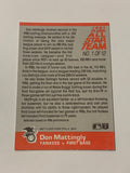 Don Mattingly 1987 Fleer “All Star Team” Insert Card New York Yankees