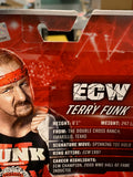 Terry Funk SIGNED WWE ECW Mattel Elite Action Figure (JSA Authenticated)