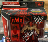 Sting SIGNED WWE Mattel Wolfpack Exclusive Elite Action Figure (JSA Authenticated)