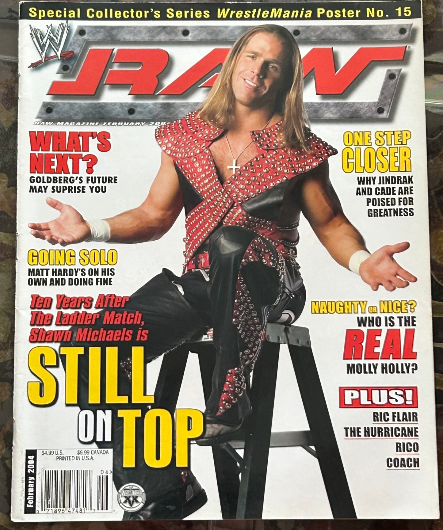 * WWE RAW Magazine February 2004 (Shawn Michaels)
