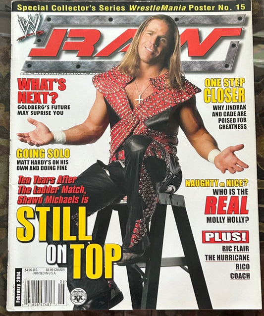* WWE RAW Magazine February 2004 (Shawn Michaels)