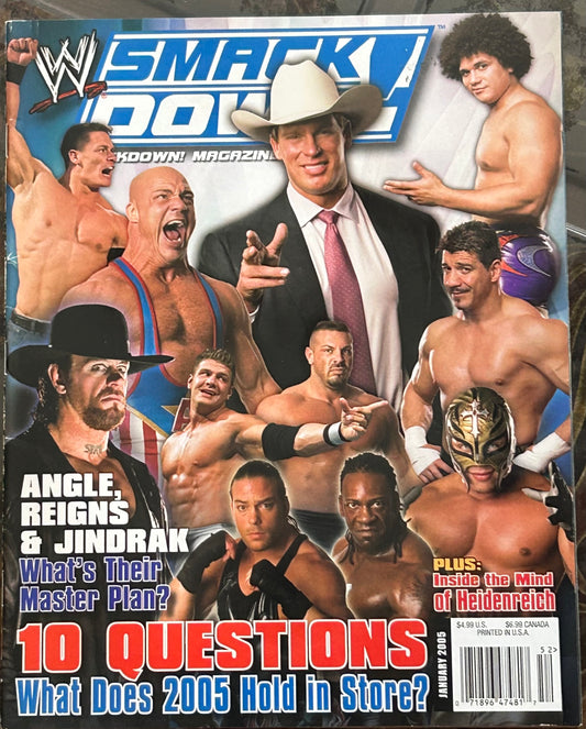 * WWE Smackdown Magazine January 2005 (Cena, Angle, Eddie & so much more)