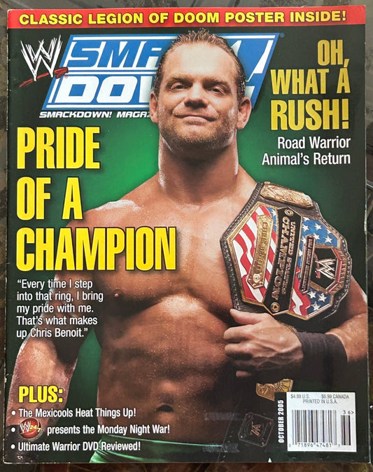 * WWE Smackdown Magazine October 2005 (Chris Benoit)