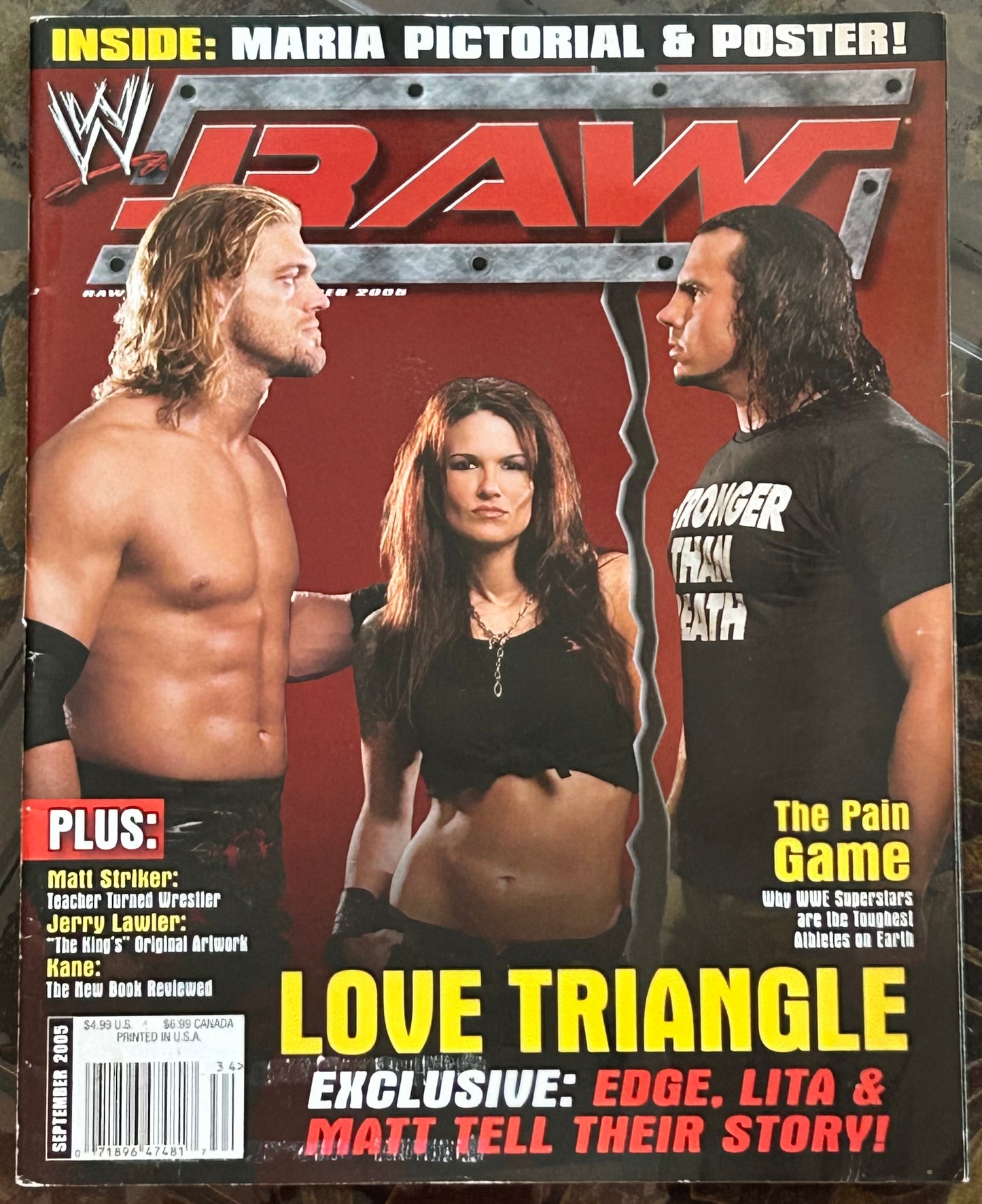 * WWE RAW Magazine September 2005 (Edge, Lita, Matt Hardy)