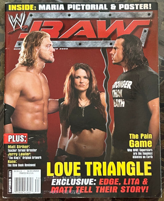 * WWE RAW Magazine September 2005 (Edge, Lita, Matt Hardy)