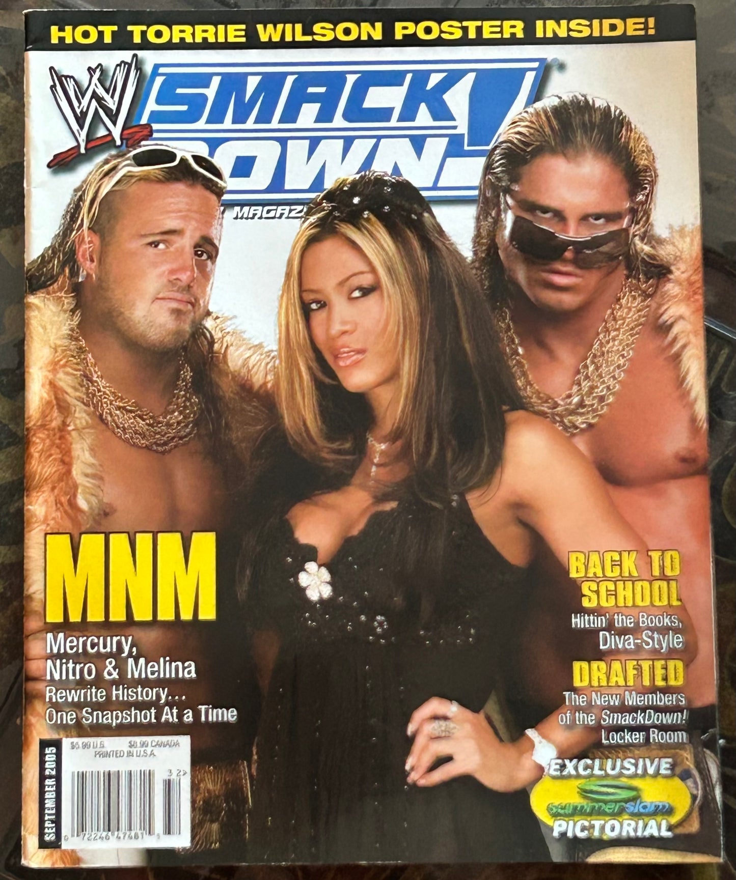 * WWE Smackdown Magazine Sept 2005 (MnM, Melina)