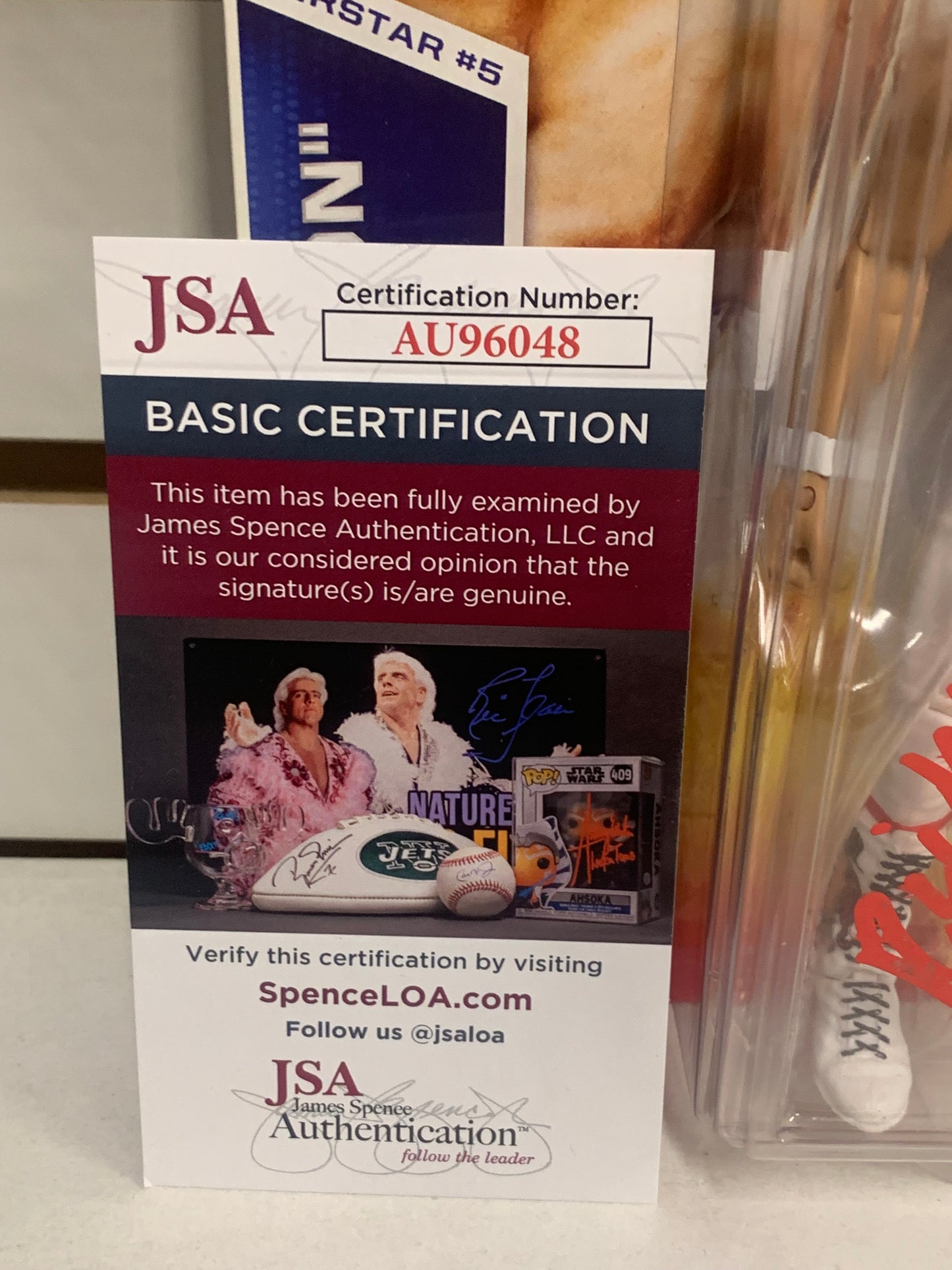 Ricky “The Dragon” Steamboat SIGNED & Inscribed WWE Mattel Figure (JSA Authenticated)