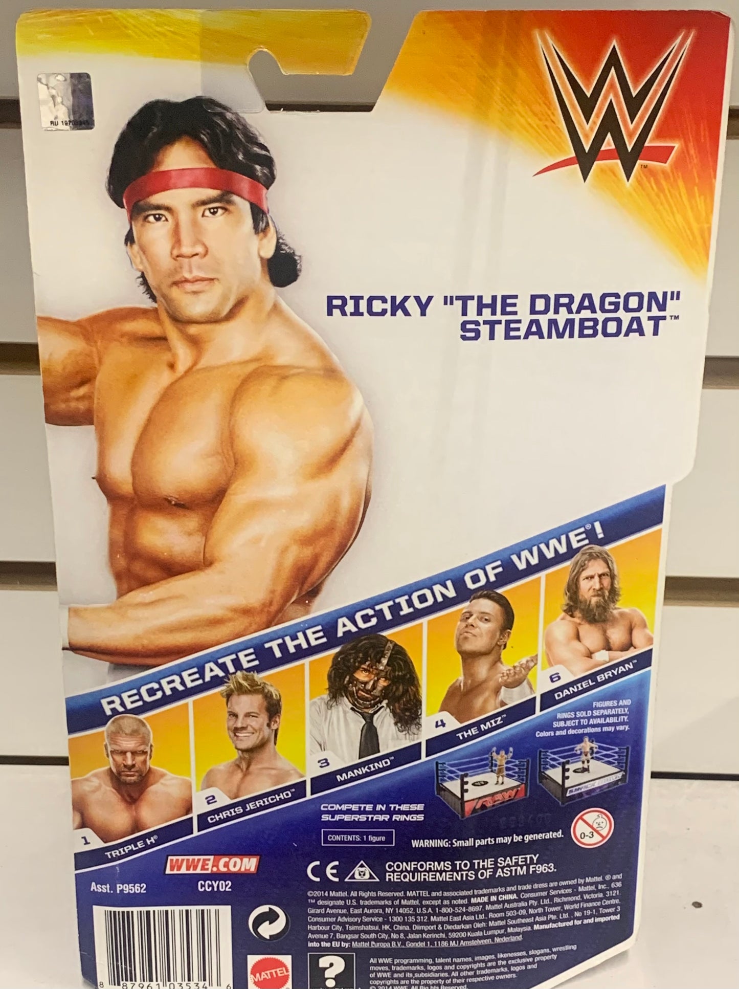 Ricky “The Dragon” Steamboat SIGNED & Inscribed WWE Mattel Figure (JSA Authenticated)