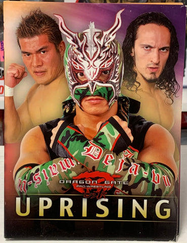 Dragon Gate DVD “Uprising” 2-Disc Set 5/8/2010 (BxB Hulk, PAC, Dragon Kid and so much more)!!!