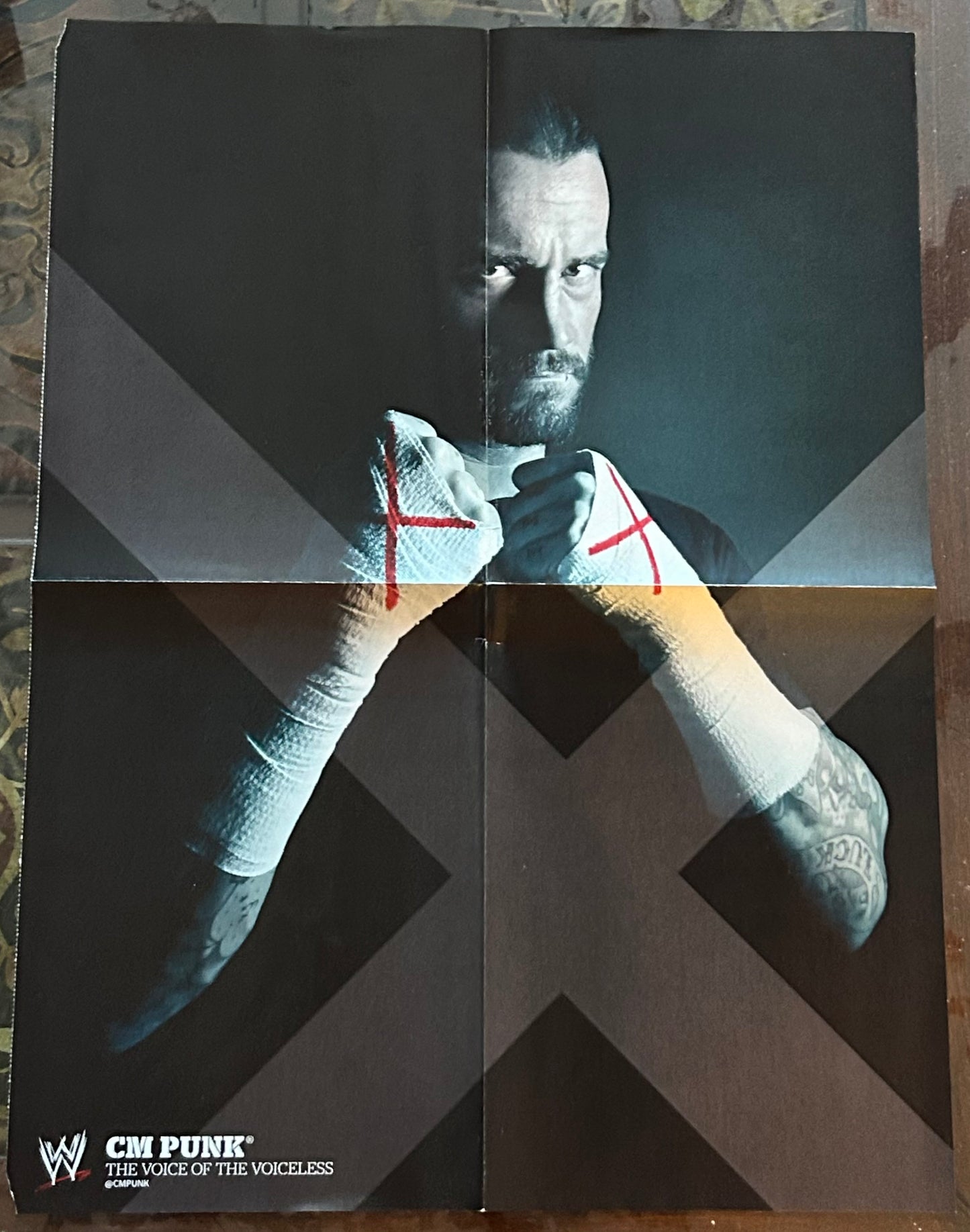 * CM Punk & Eve Full Color Poster WWE