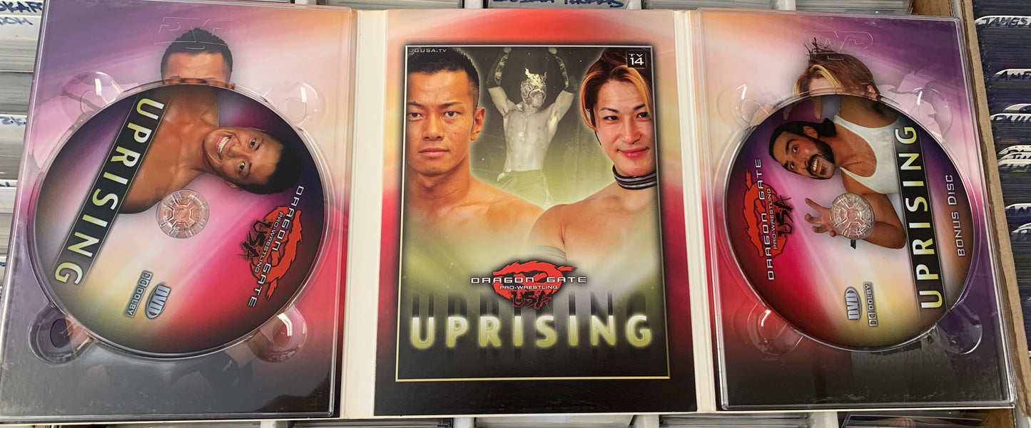 Dragon Gate DVD “Uprising” 2-Disc Set 5/8/2010 (BxB Hulk, PAC, Dragon Kid)