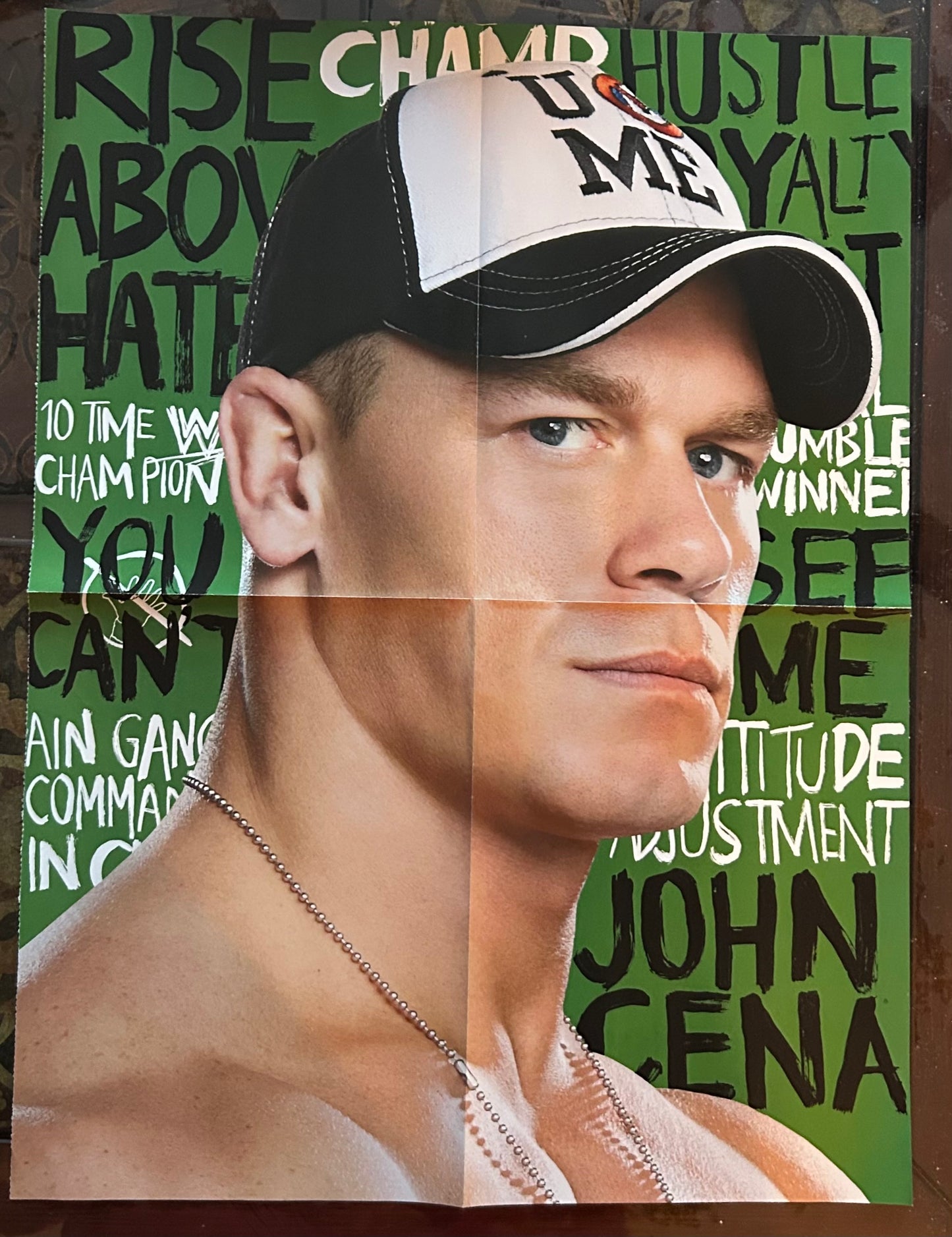 * John Cena & The Rock WWE Double Sided Full Color Poster
