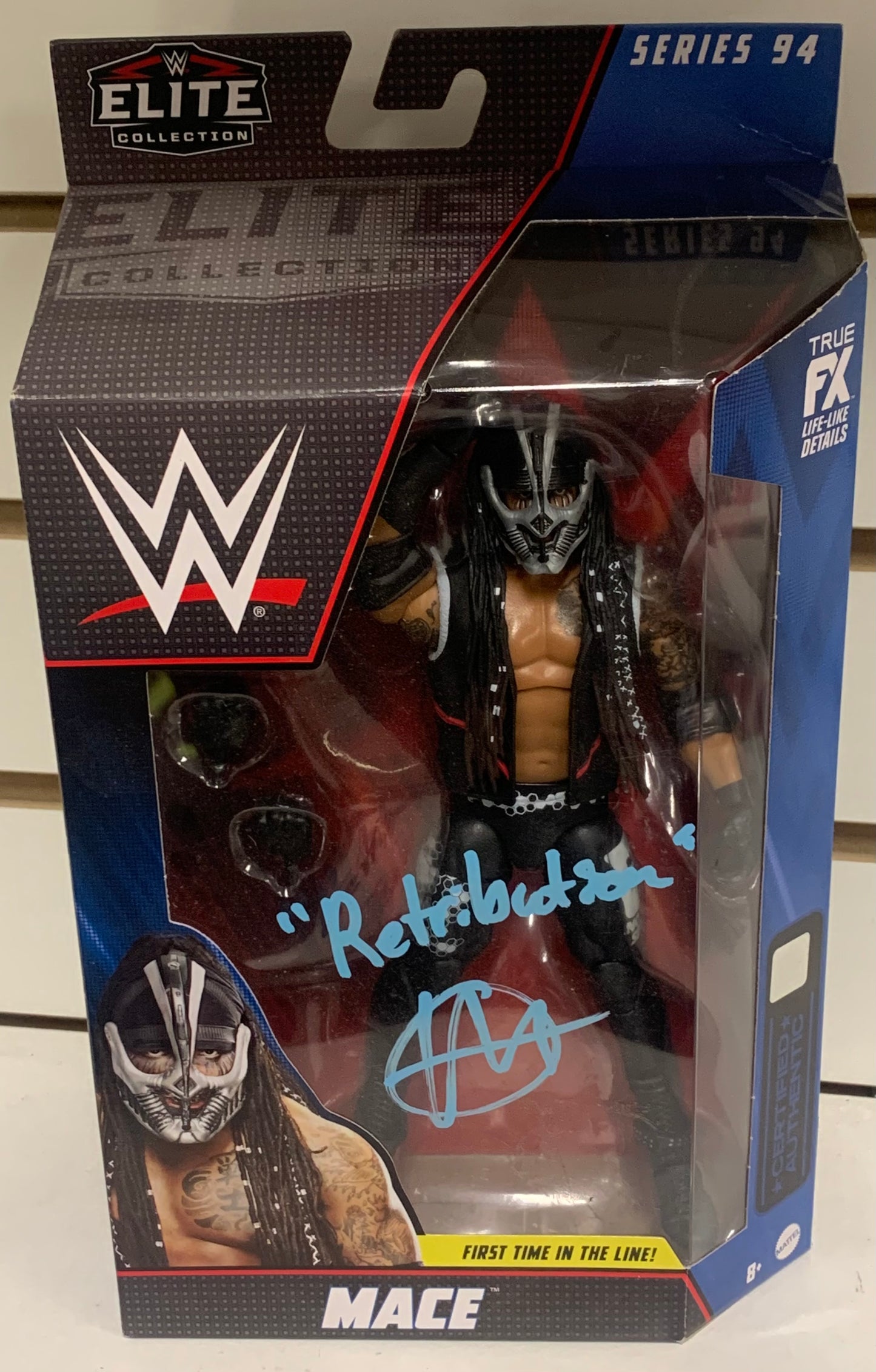 Mace (Retribution) SIGNED WWE Elite Series 94 Action Figure COA