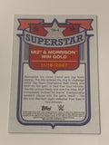 The Miz 2021 WWE Topps Superstar Card #4 (Awesome)!!!